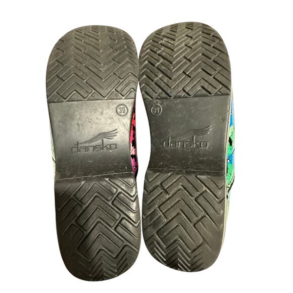 Dansko Women’s Twin Pro Flower Professional Clogs Patent Leather EU 39 US 8 - Picture 8 of 12